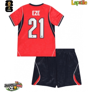 Englanti Eberechi Eze #21 Vieraspaita Lapsille MM-kisat 2026 Lyhythihainen (+ shortsit)